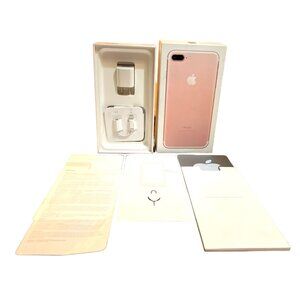 Apple iPhone 7 Empty Original Box 32GB Rose Gold BOX & Accessories No Phone